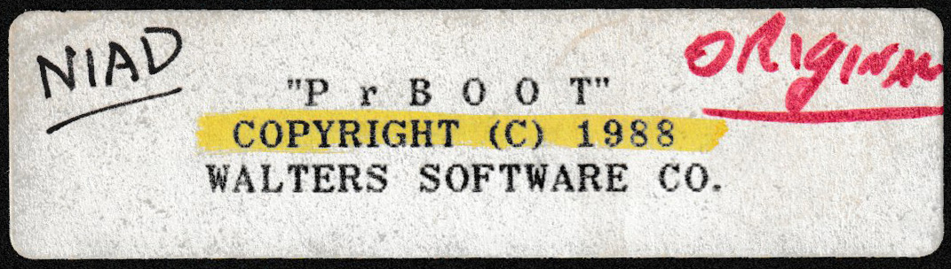 PrBooT Floppy Disk